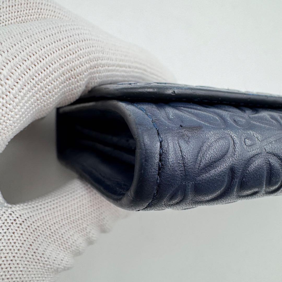 LOEWE リピートアナグラム　長財布　二つ折り　小銭入れあり　保存袋付き