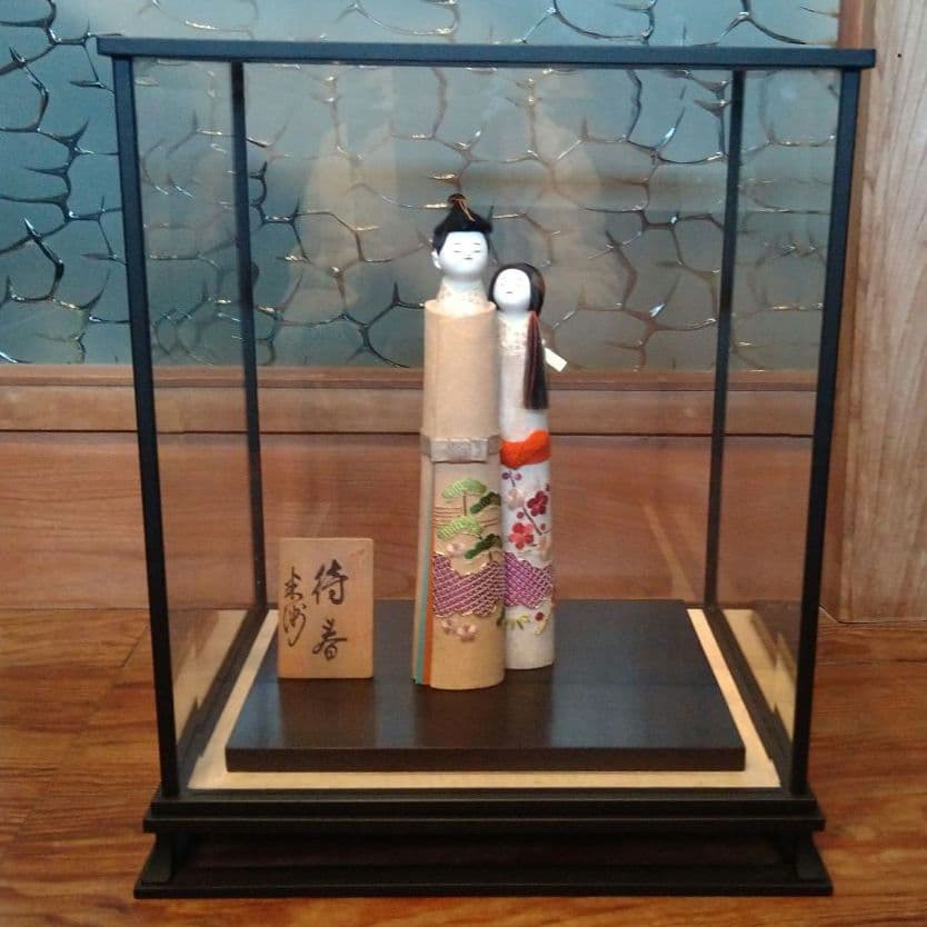 雛人形　人間国宝　原米洲　立ち雛　米洲人形　　待春　原米州