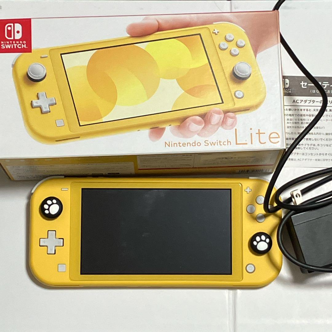 Nintendo Switch Lite イエロー 本体 箱付 ACアダプター