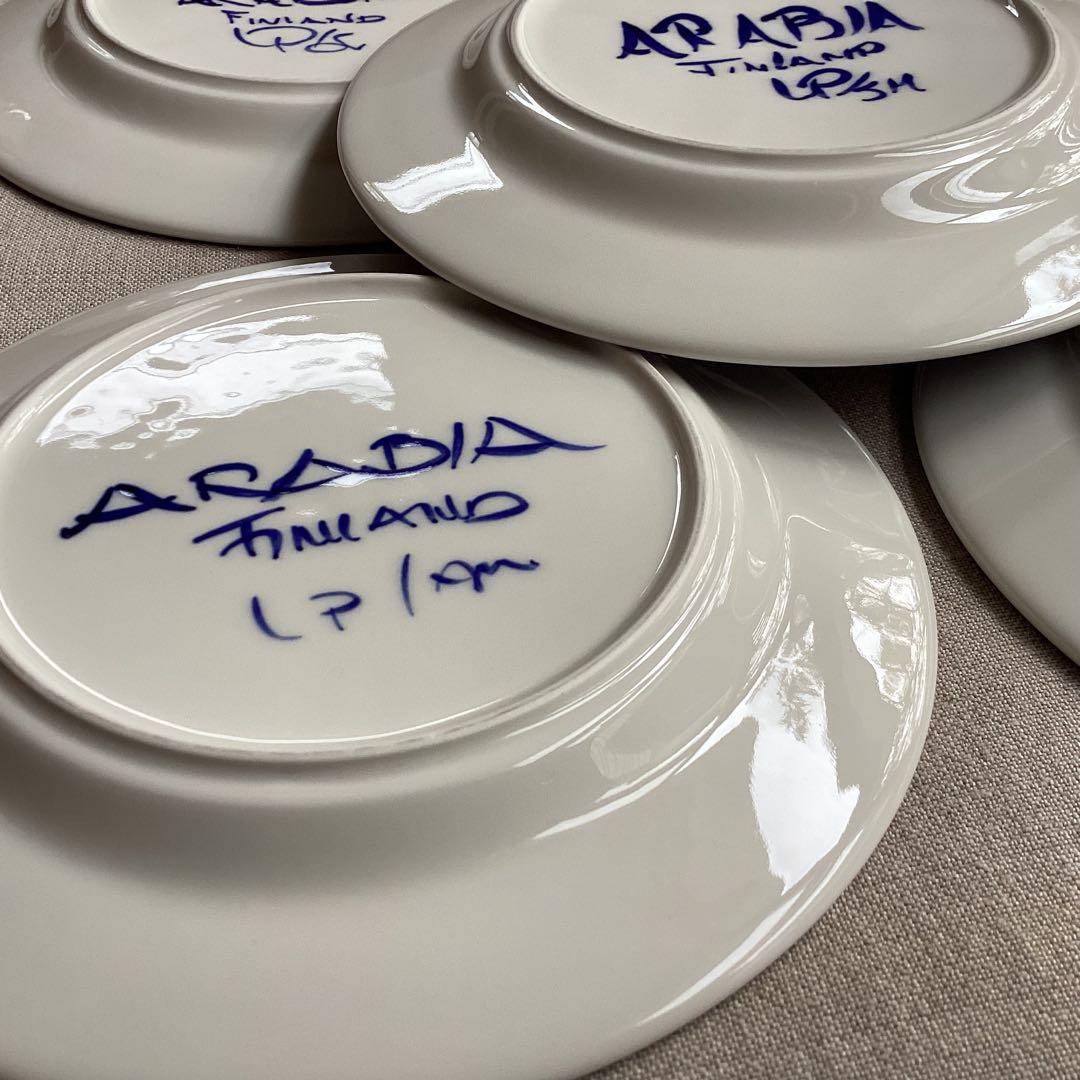 ARABIA バレンシア プレート 19cm ５枚