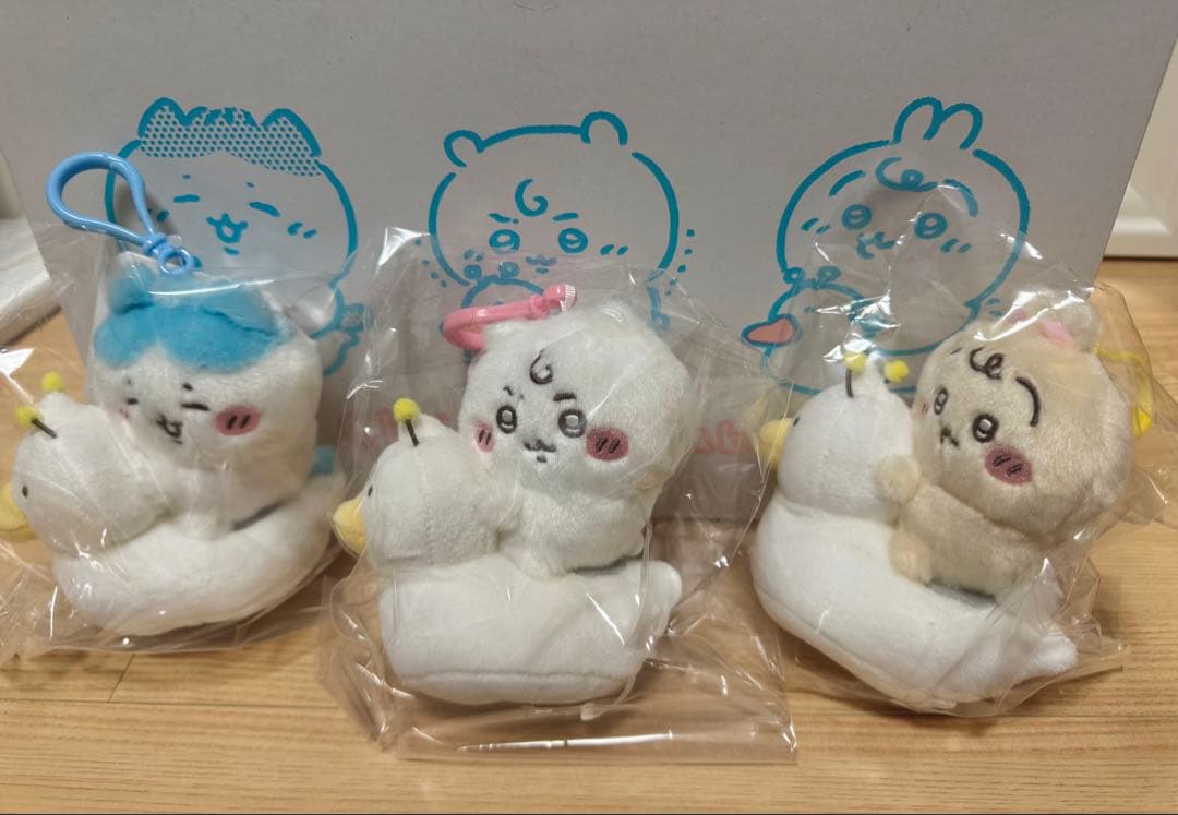 ちいかわベイビー うさぎ ハチワレ おまる 星マスコット ぬいぐるみ ダンボール