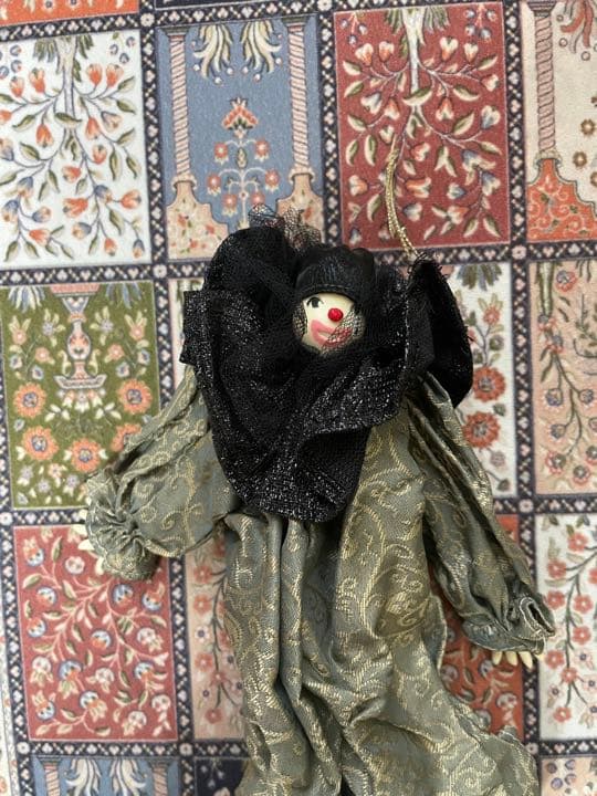 ビスクドール　ピエロ　セット　人形