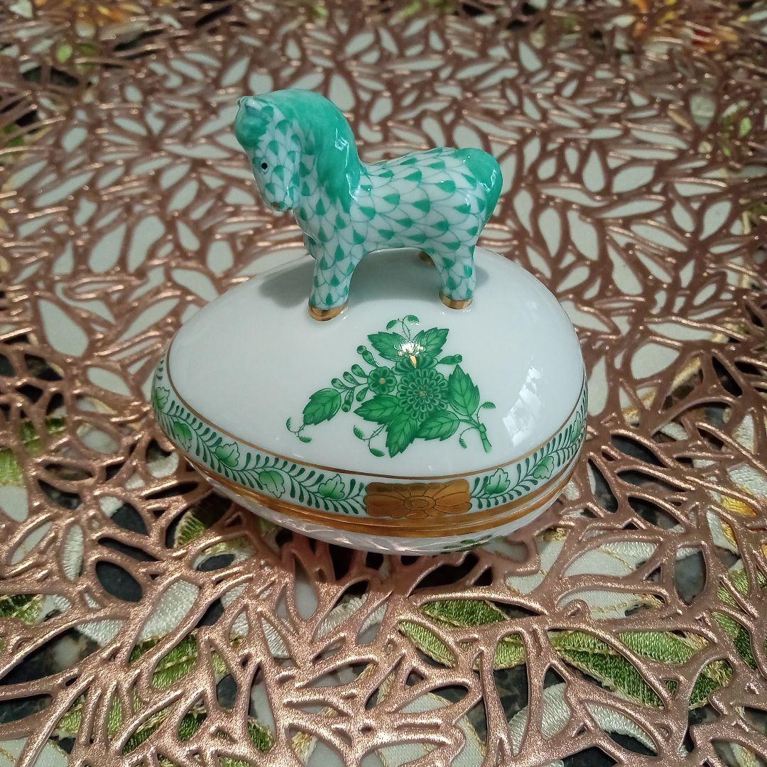 卵型、小物入れ、オブジェ