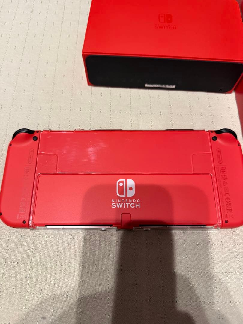 【美品】Nintendo Switch 有機EL マリオレッド おまけ付き