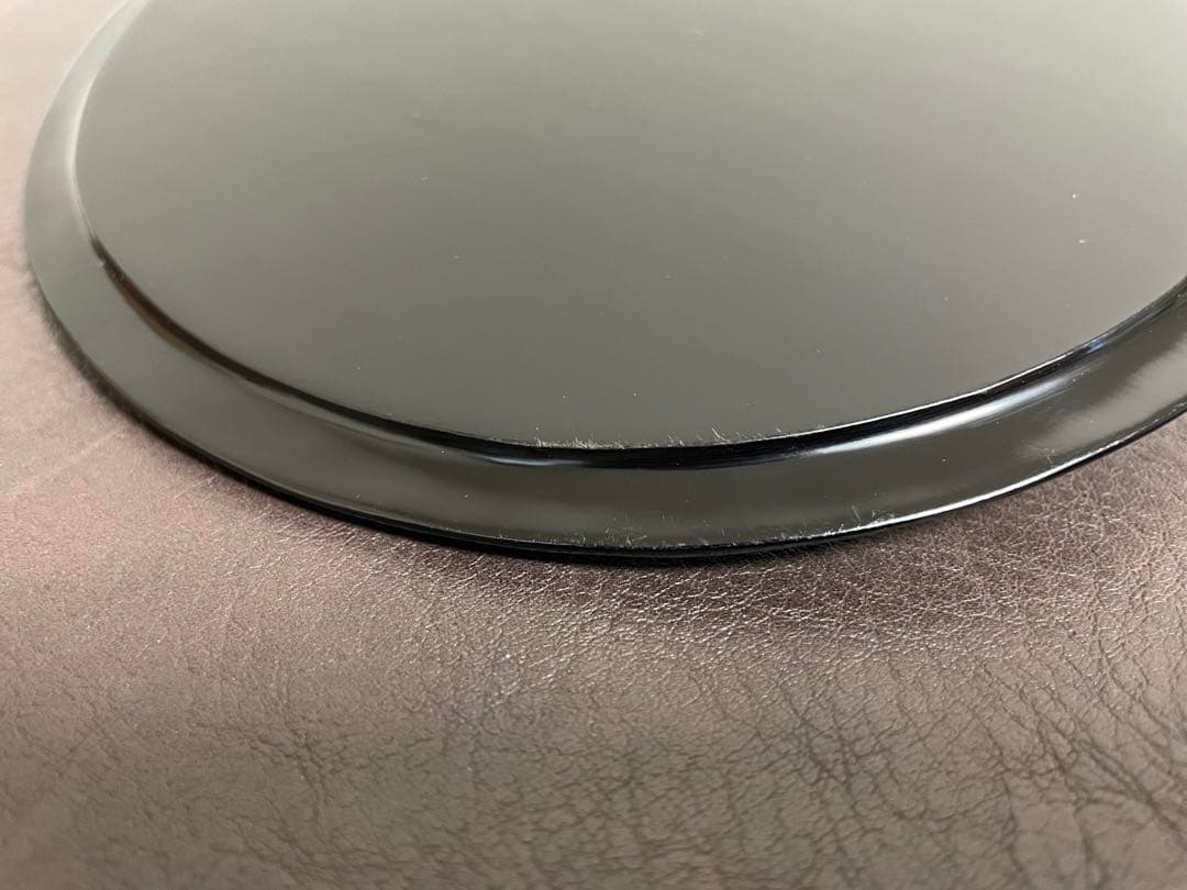 坂田泥華　萩剥離釉窯変寸胴水指　共箱　共布　栞　萩焼　茶道具