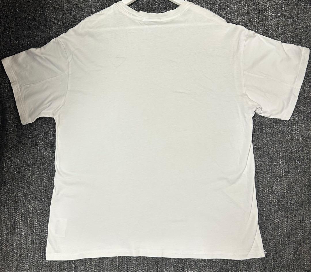 プラダ ホワイト Tシャツ ロゴ付き 半袖