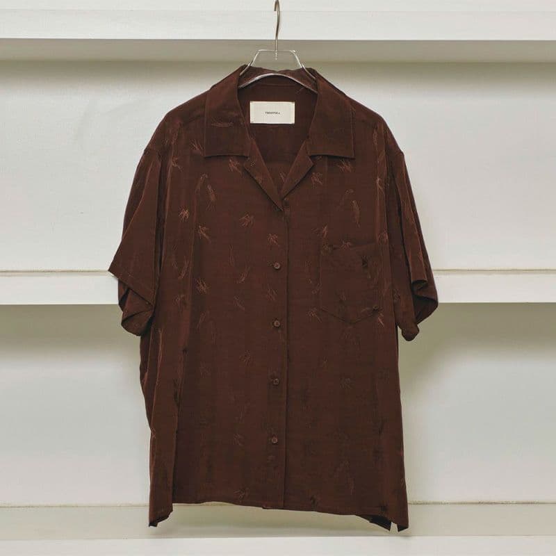 todayful swallow satin shirts スワローサテンシャツ