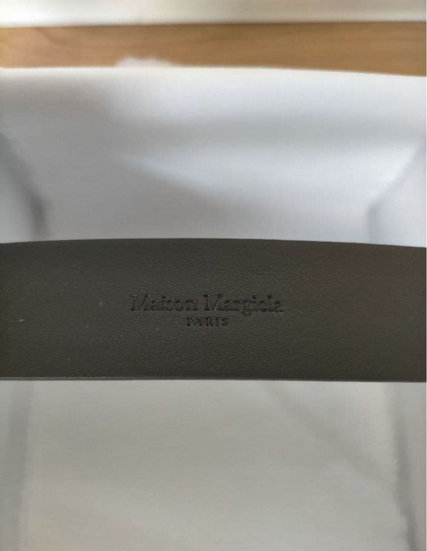 メゾンマルジェラ ダークブラウン ベルト