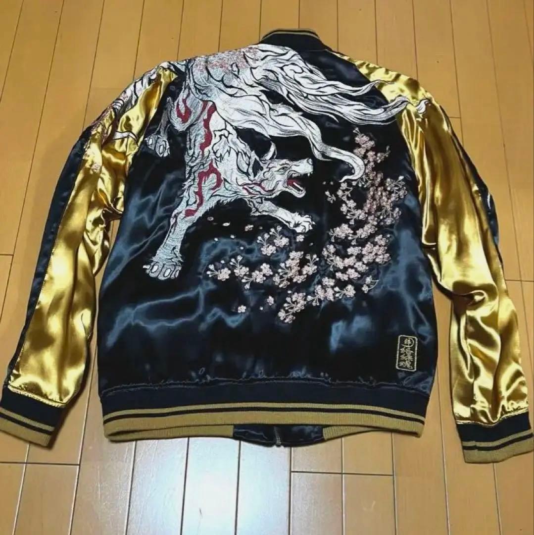 絡繰魂　スカジャン　九尾　Lサイズ