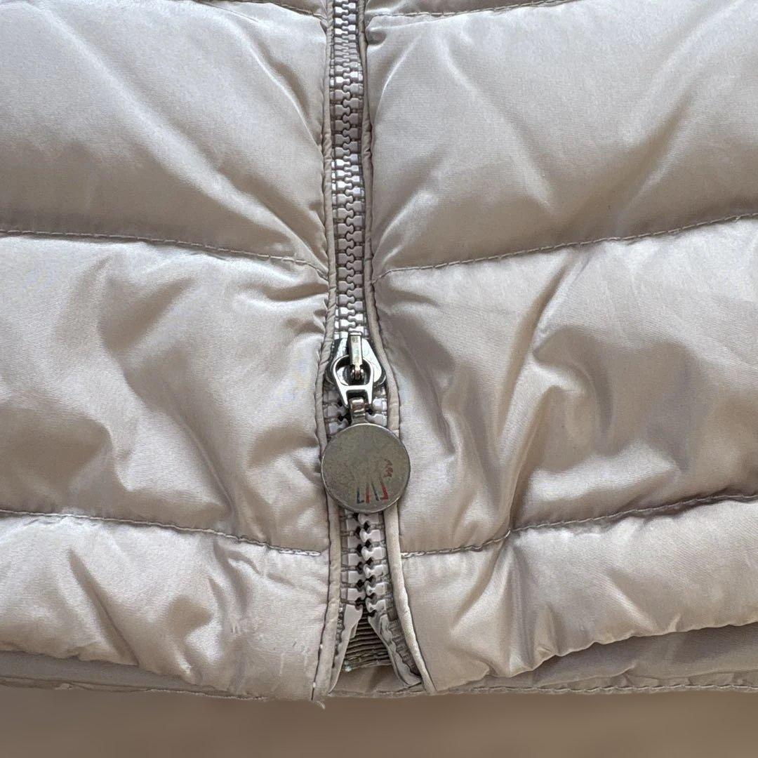 MONCLER ベージュ ダウンジャケット フード付き サイズ0