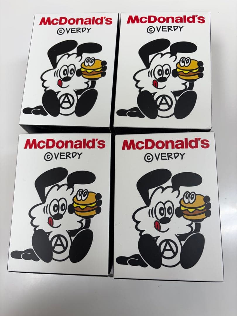 McDonald's VERTY フィギュア 4個セット 日本未発売品