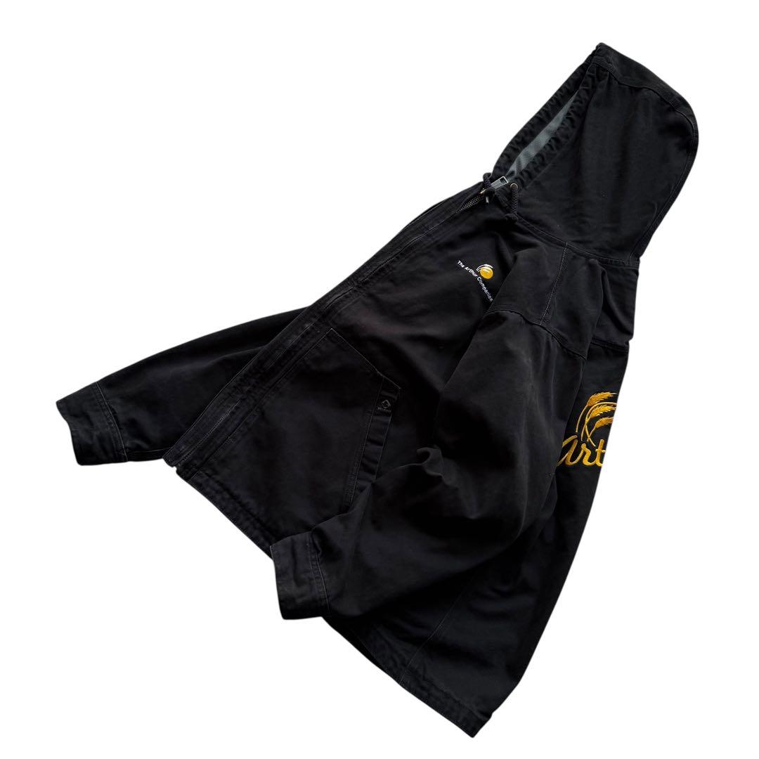 USAビンテージ フードダックジャケット 企業ロゴ アクティブジャケットタイプ