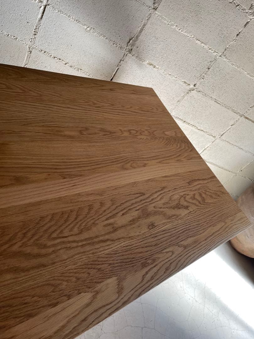 無印良品 MUJI ダイニングテーブル　オーク無垢材　140サイズ　節ほぼ無し