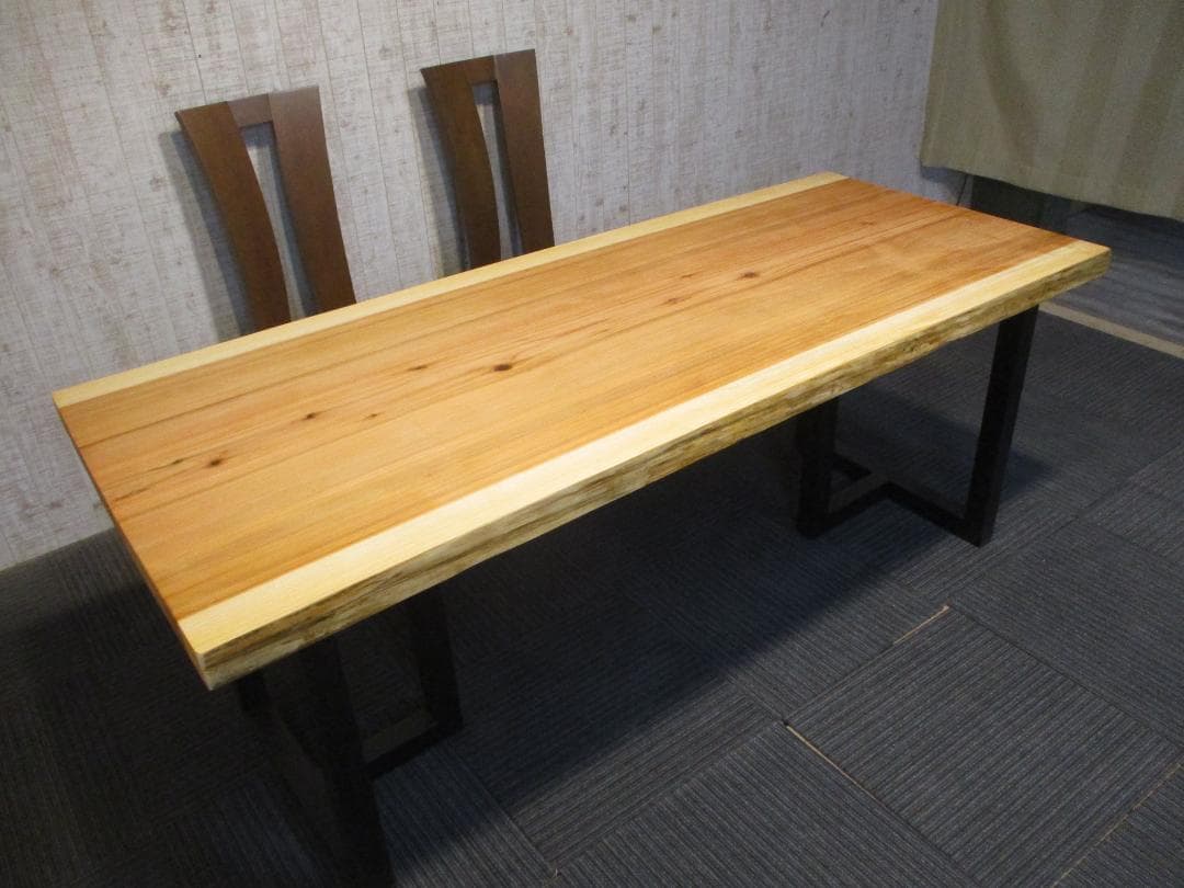 ＃1594■　杉　スギ　テーブル　ローテーブル　ダイニング　座卓　一枚板