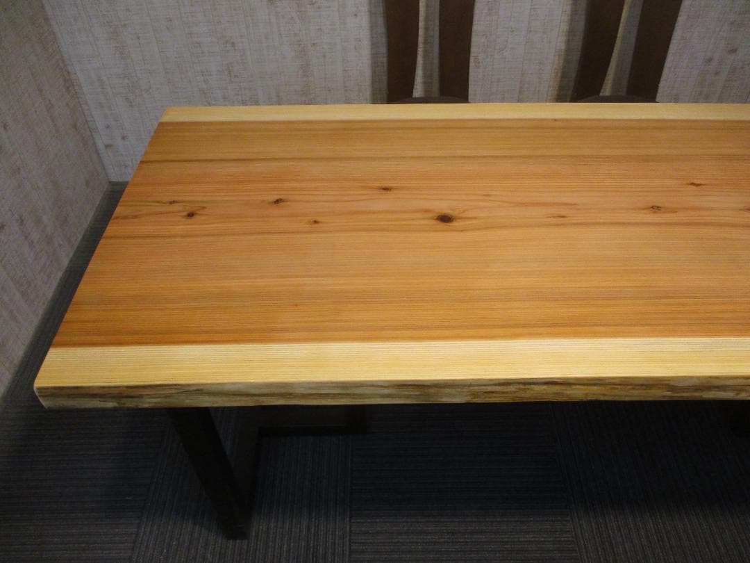 ＃1594■　杉　スギ　テーブル　ローテーブル　ダイニング　座卓　一枚板