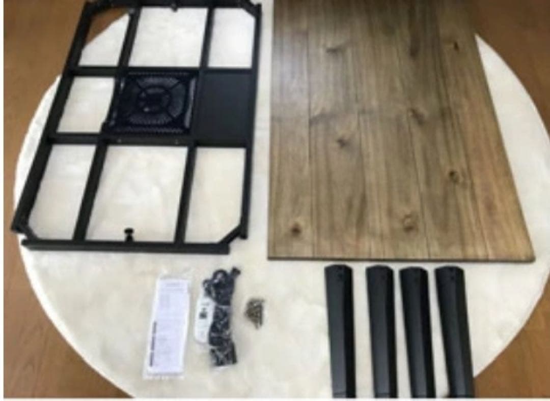 【新品】 ヴィンテージ こたつ テーブル  長方形 120cm アカシア材突板