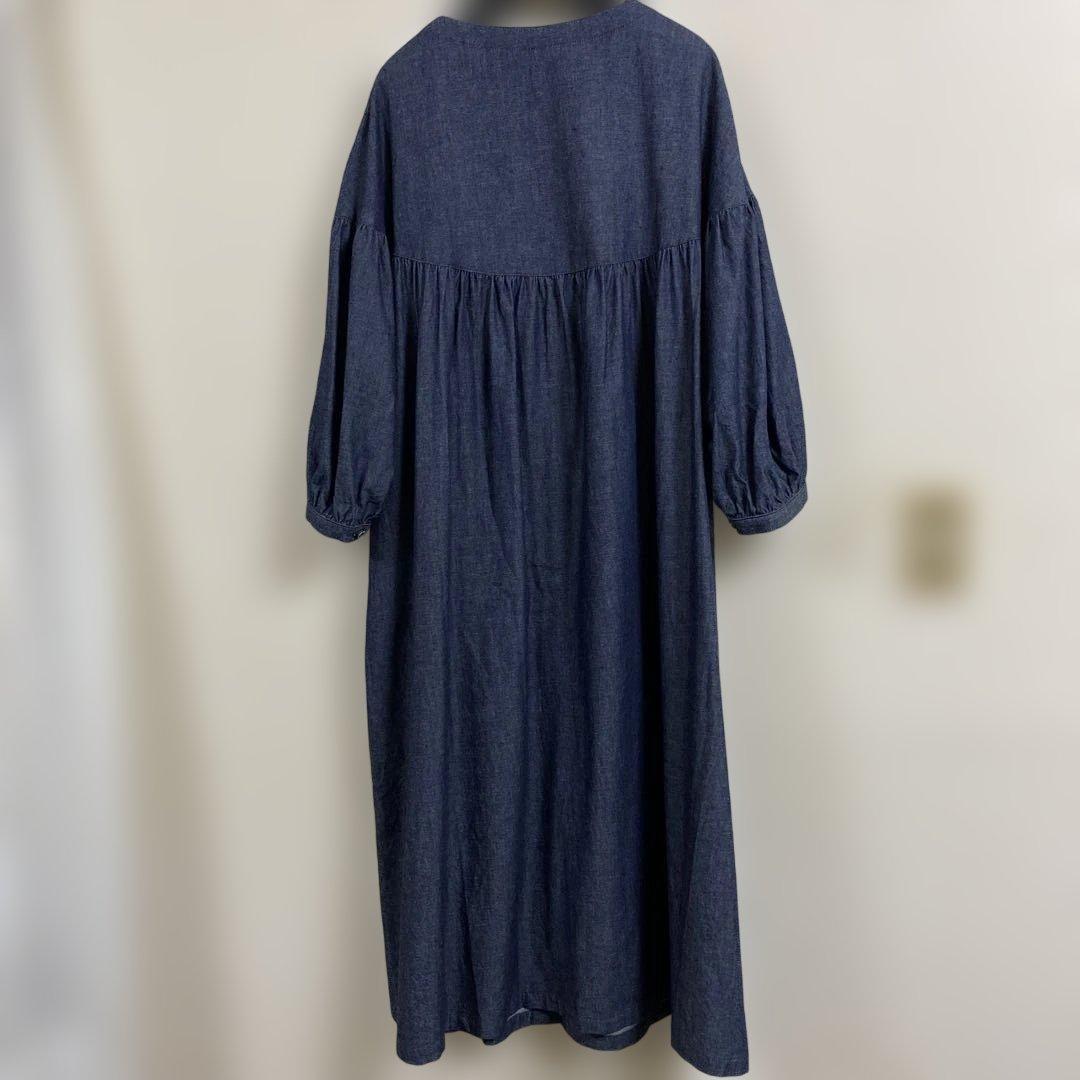 コットンハウスアヤの八分袖ロングワンピース　新品未使用