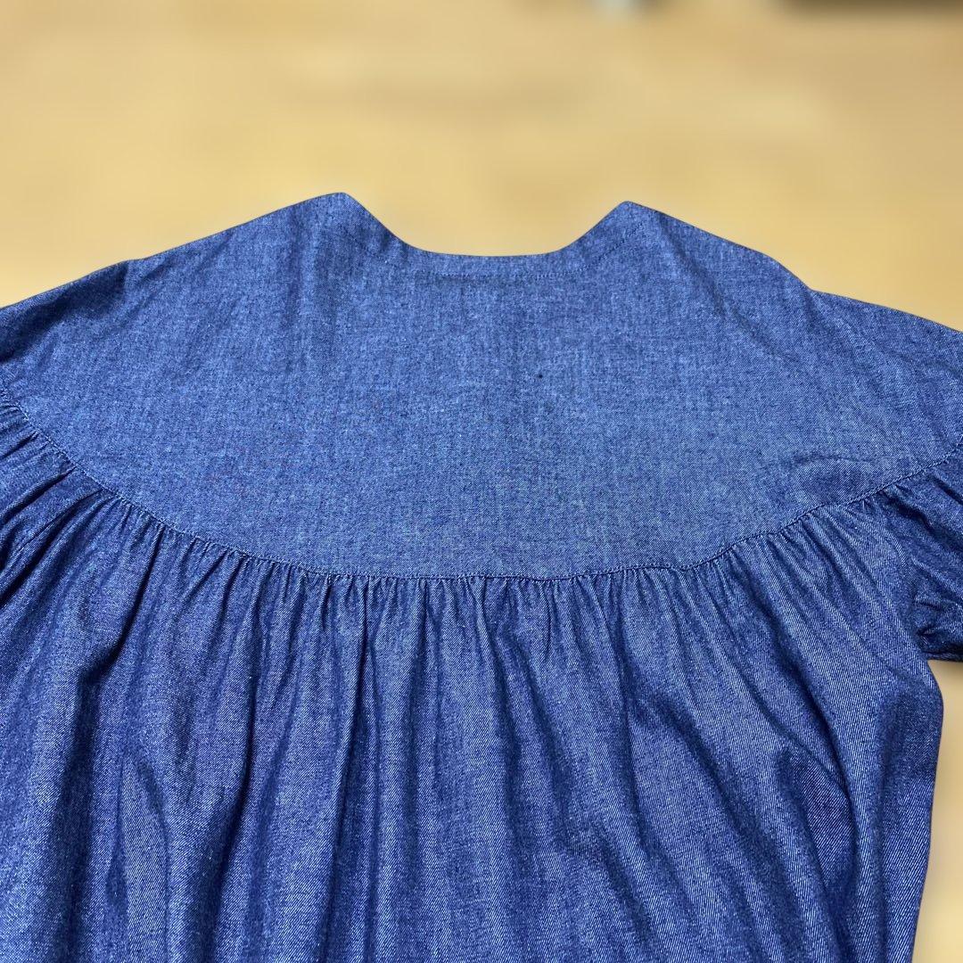 コットンハウスアヤの八分袖ロングワンピース　新品未使用