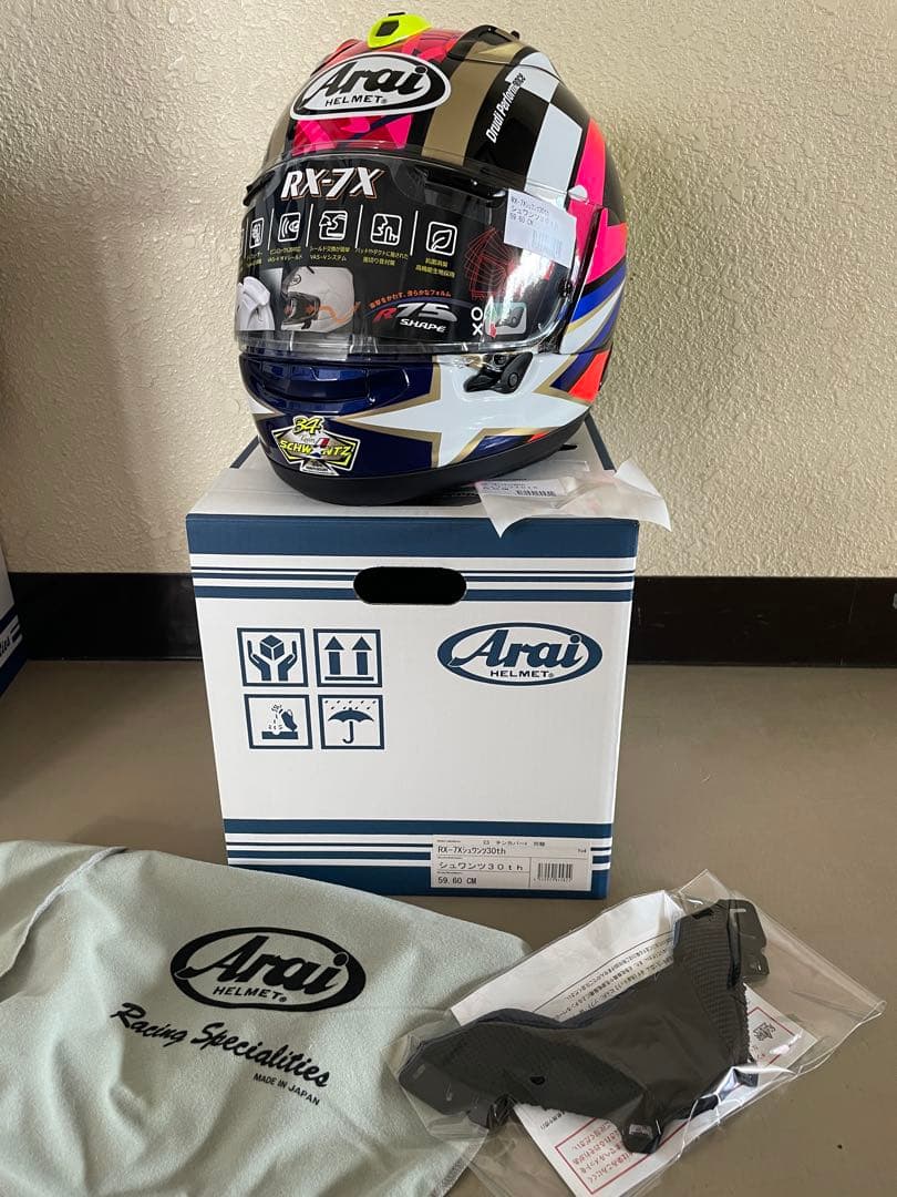 Arai RX-7X フルフェイスヘルメット シュワンツ30th Lサイズ