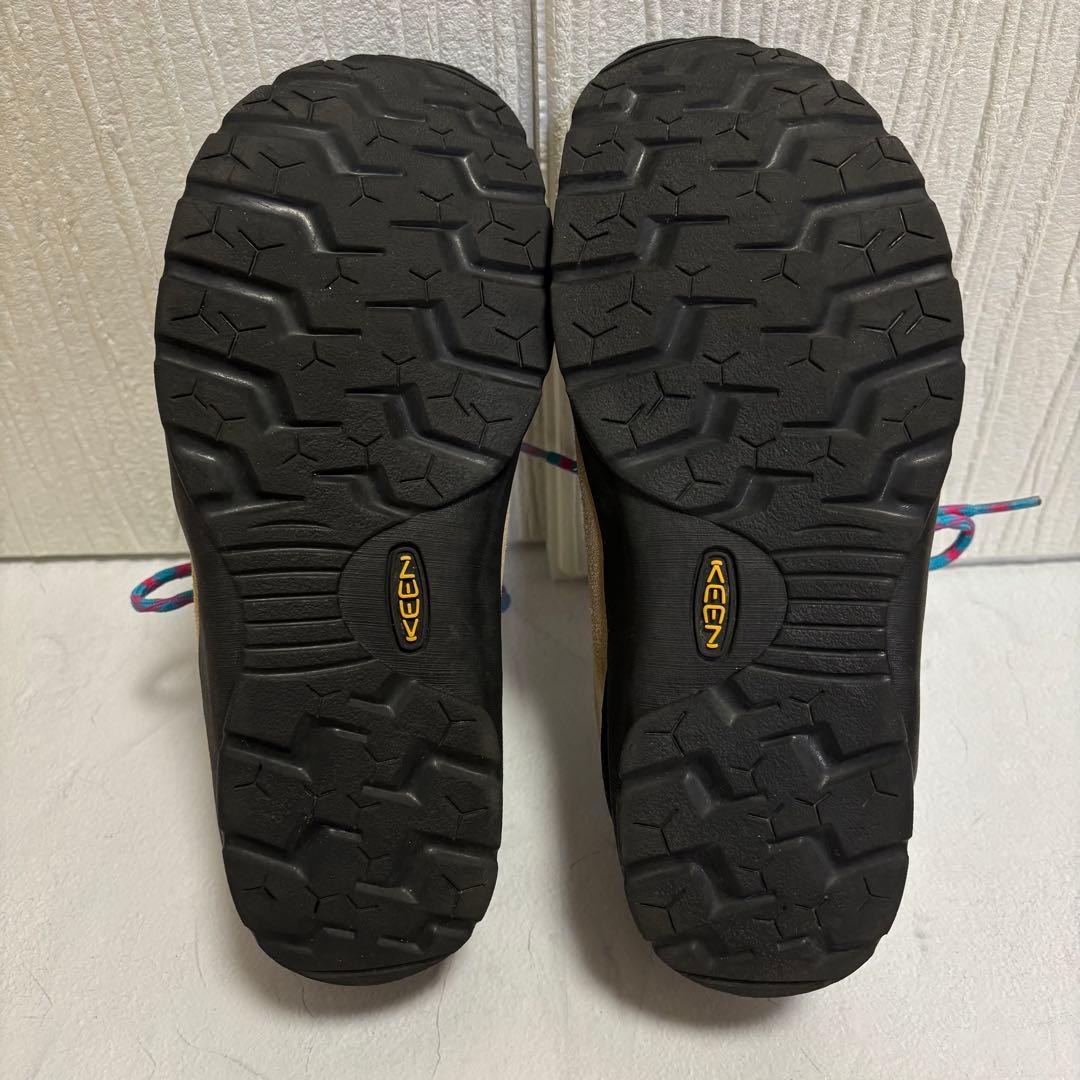 【極美品】 ✨KEENジャスパー スニーカー ベージュ 24.5㎝ レアカラー