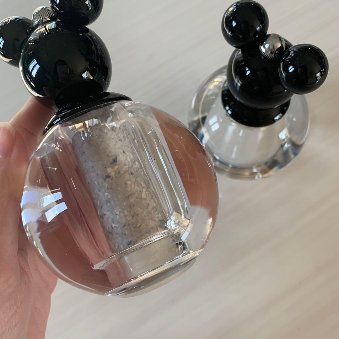 ディズニー公式 ミッキー型 ソルト＆ペッパーミル 2個セット