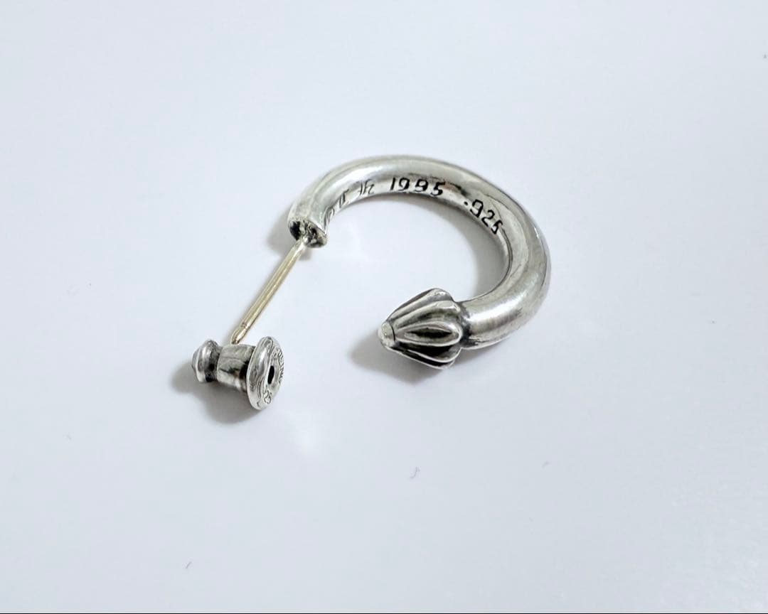 J&Y SYSTEM) 正品　クロームハーツフープ形　ピアス 片耳用