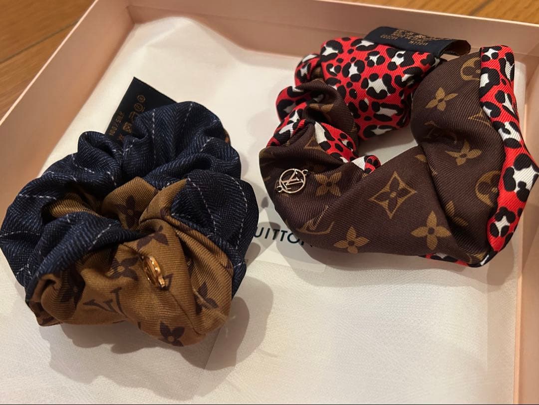 ルイ・ヴィトン ヘアシュシュ 2個セット