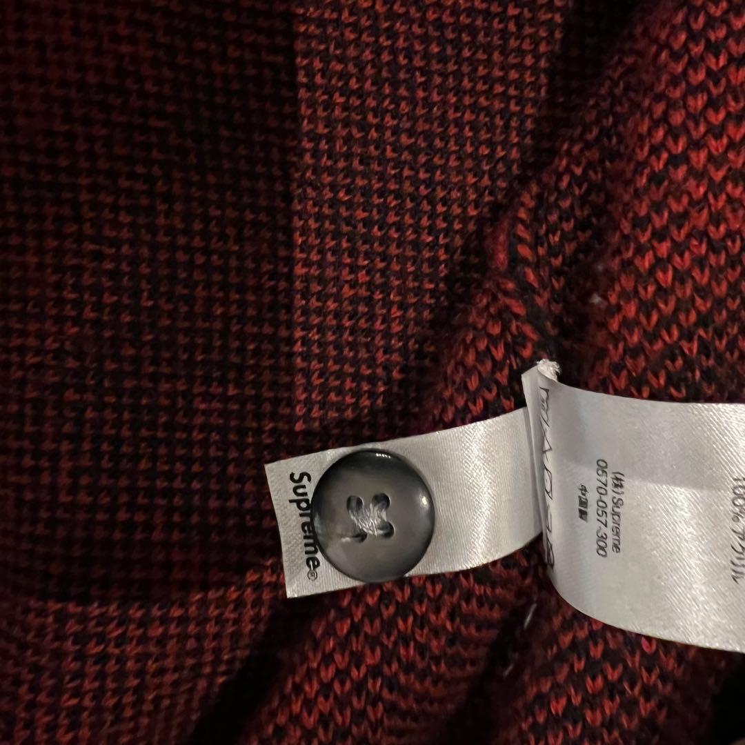最終値下げ Supreme Brushed Argyle Cardigan