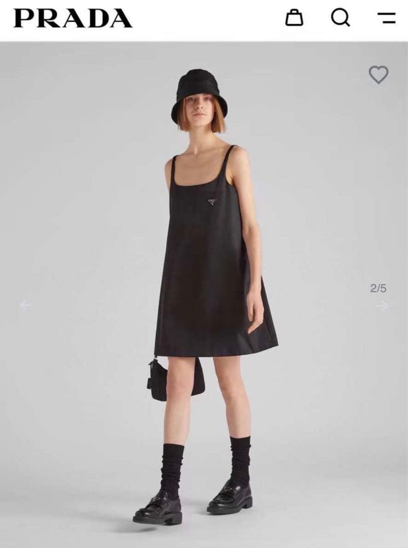 【PRADA】★美品★短い丈 ワンピース リナイロン