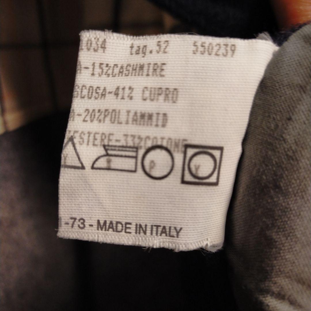 ガ*マ様 HERNO ウール カシミア ハーフコート ステンカラーコート ネイビ