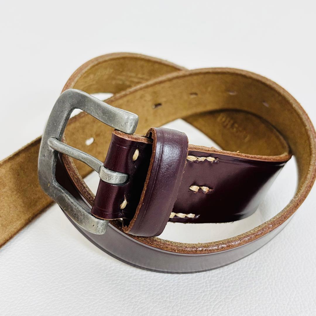 1796★850 Te2ヴィンテージワークス レザーベルト ハンドメイド