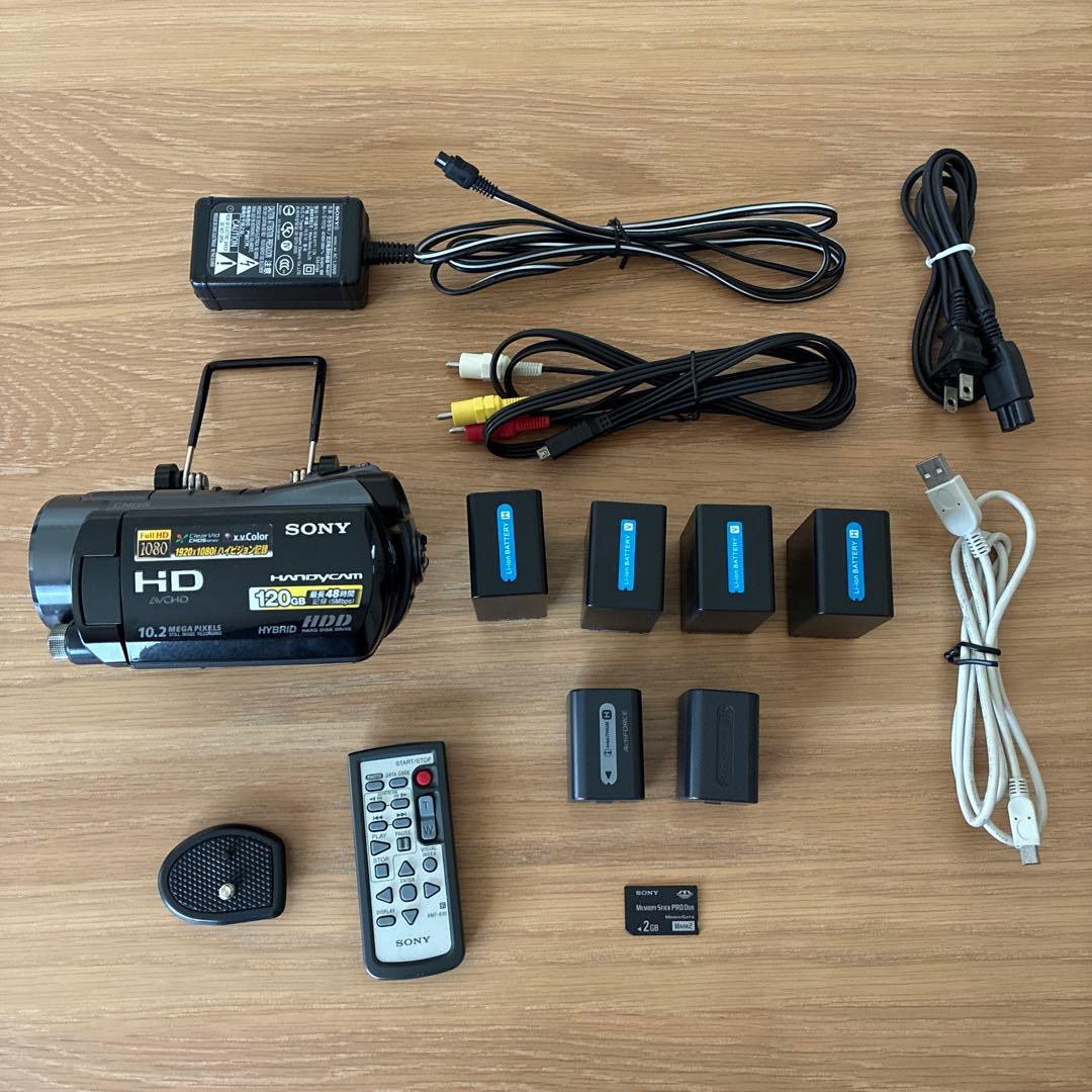 SONY Handycam SR12 120GB フルHDビデオカメラ