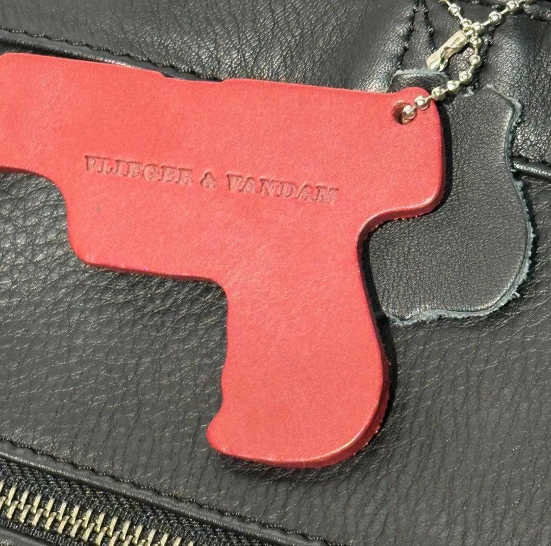 バッグ VLIEGER & VANDAM Pistol Leather Bag