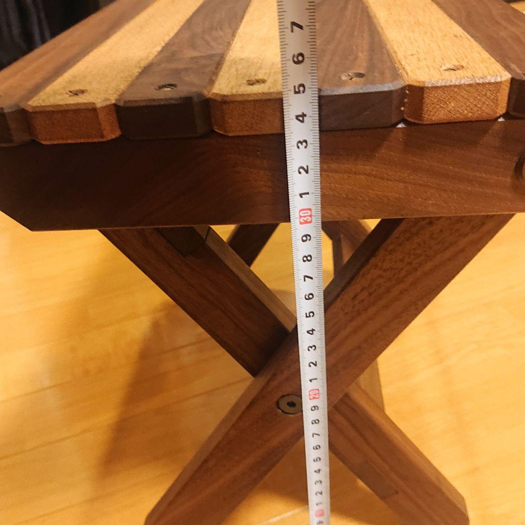 Ground Zero ウォルナット×真鍮 サイドテーブル 木琴テーブル