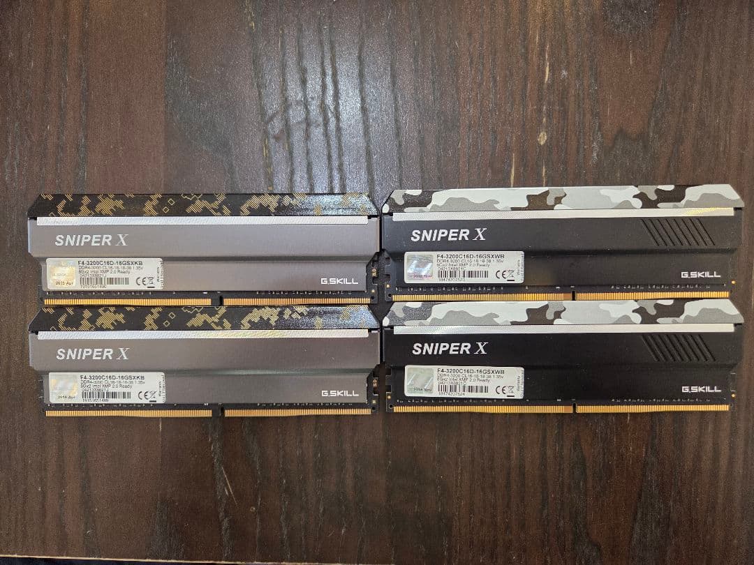 G.SKILL SNIPER X DDR4 16GB (2x8GB)　4枚セット