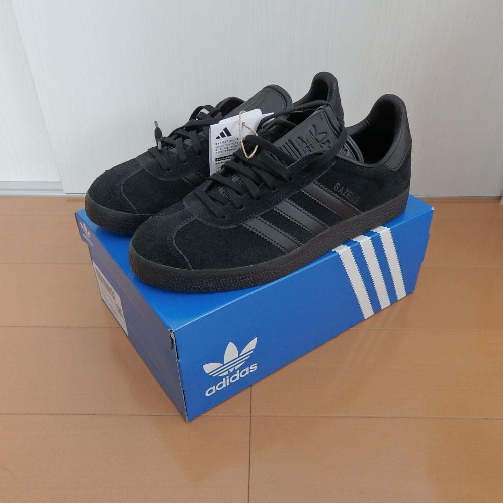 アディダス/ガゼル/25cm/トリプルブラック/CQ2809/未使用品