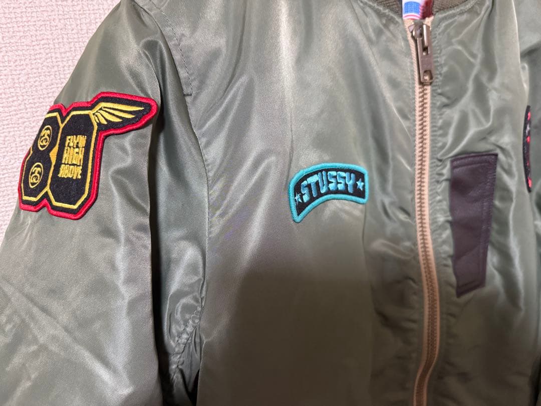 STUSSY MA-1 サイズL