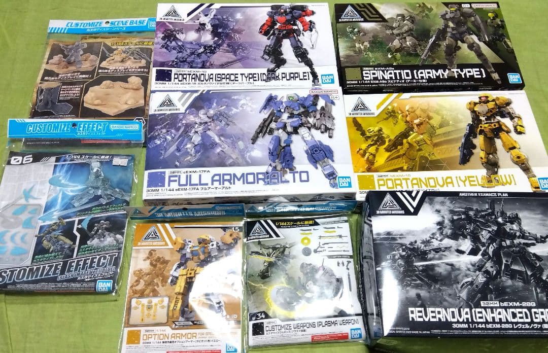 メ*ナ様 30MMまとめ売り9点・フルアーマーアルト、プレバン限定品等