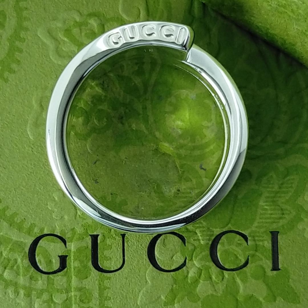 ●SALE●【GUCCI】スパイラル　スネーク　リング　１７号　2085