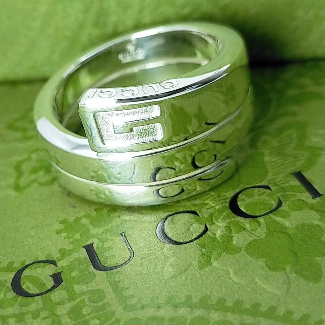 ●SALE●【GUCCI】スパイラル　スネーク　リング　１７号　2085