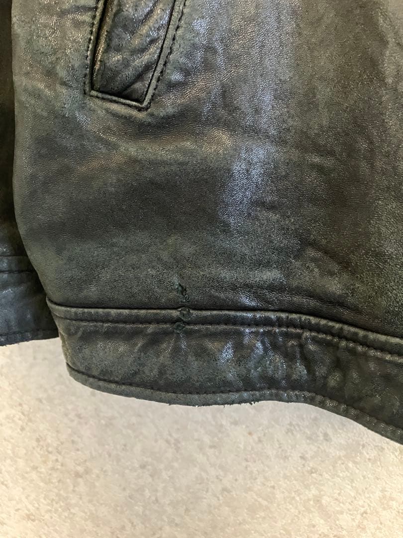 爆*場様 ★Ralph Lauren★leather jacket★Lサイズ相当