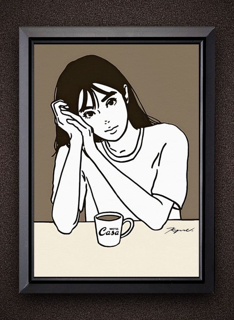 kyne・Casa coffee【A4サイズ写真ポスターフレーム付き３点セット】