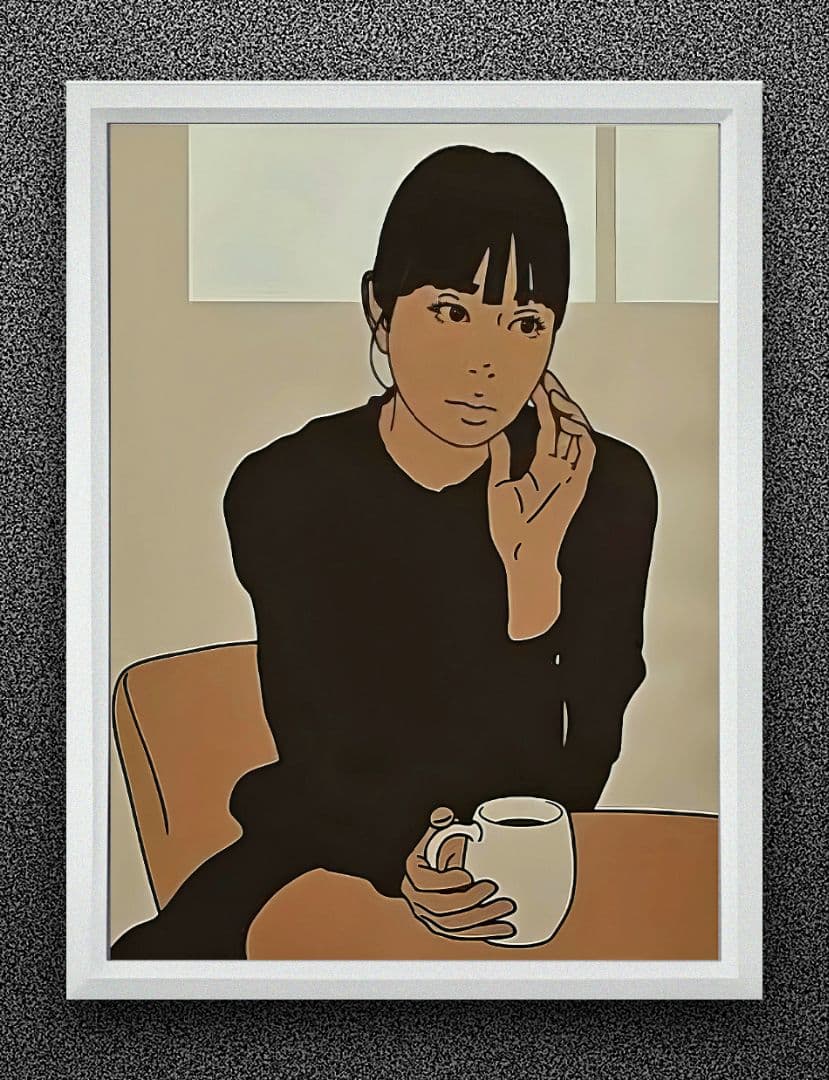 kyne・Casa coffee【A4サイズ写真ポスターフレーム付き３点セット】