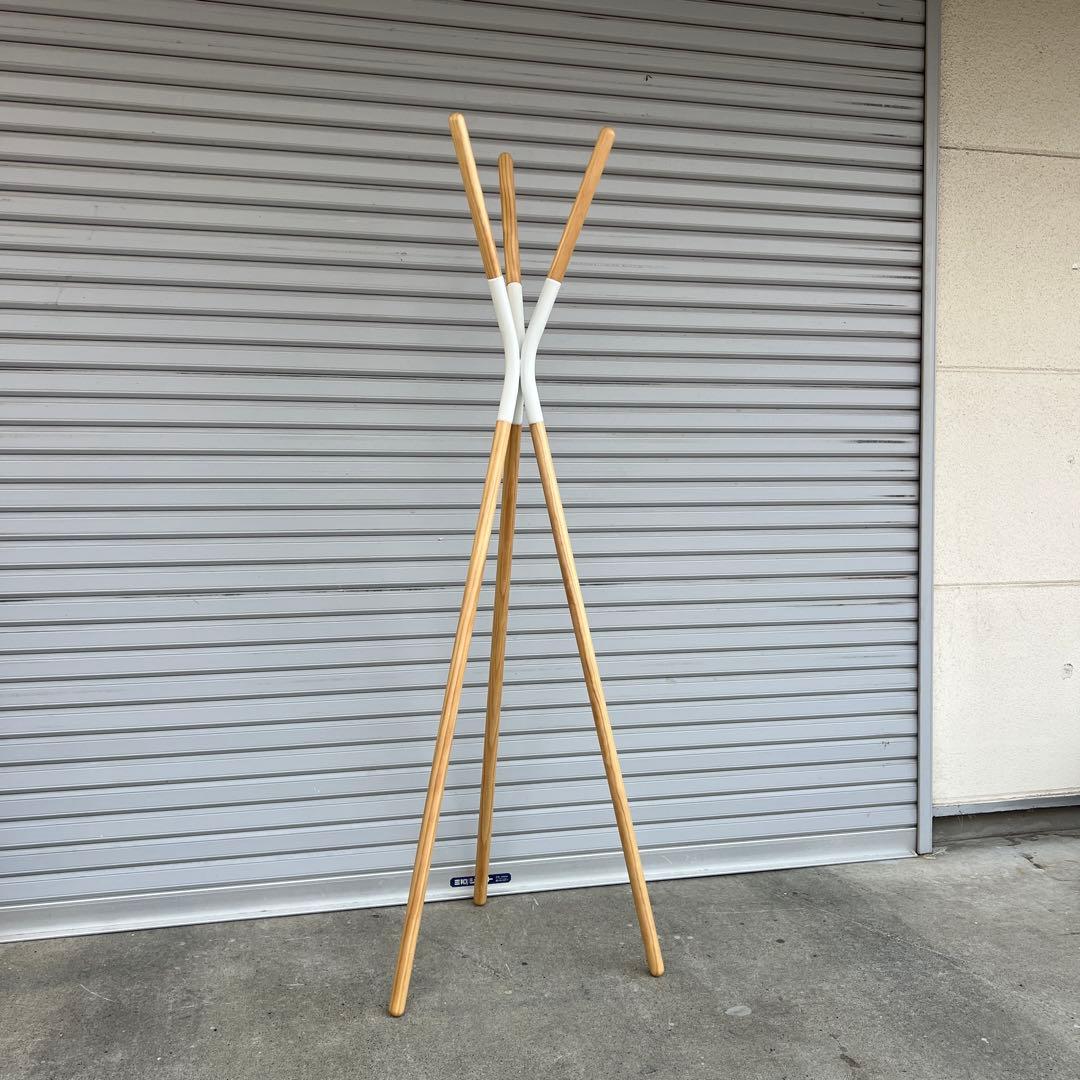 KANADEMONO パイン無垢材 コートラック