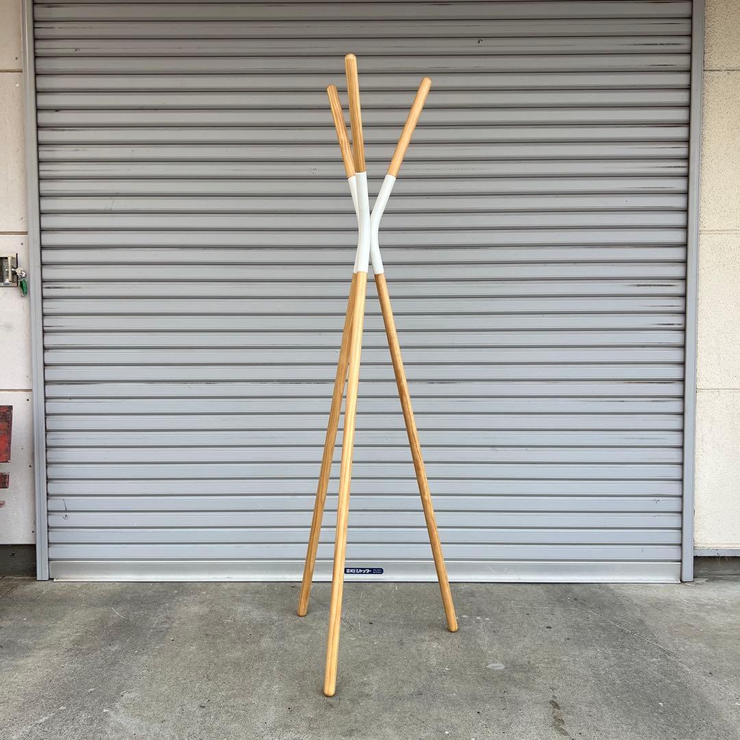 KANADEMONO パイン無垢材 コートラック