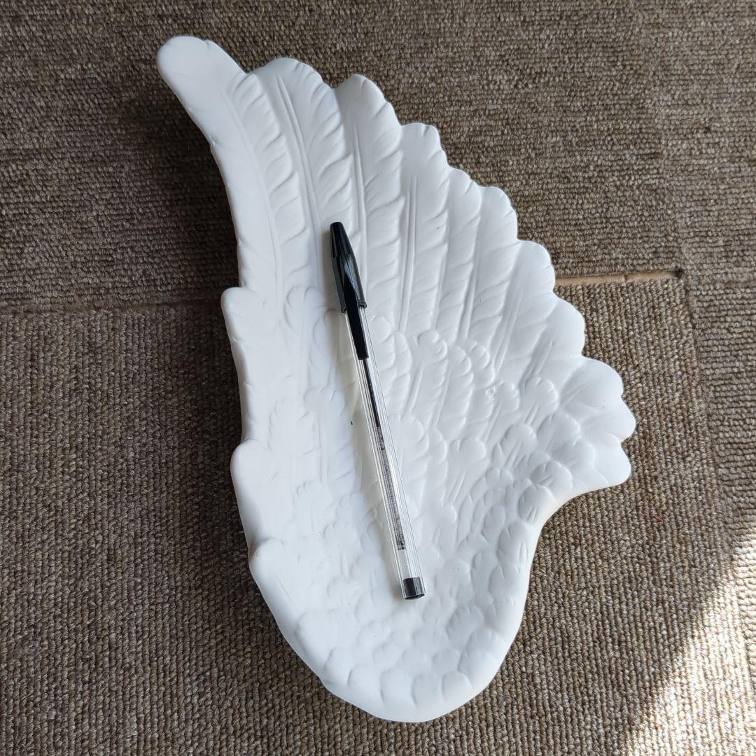 Francfranc天使の羽 ホワイト皿　Ｌサイズ３　Ｓサイズ１