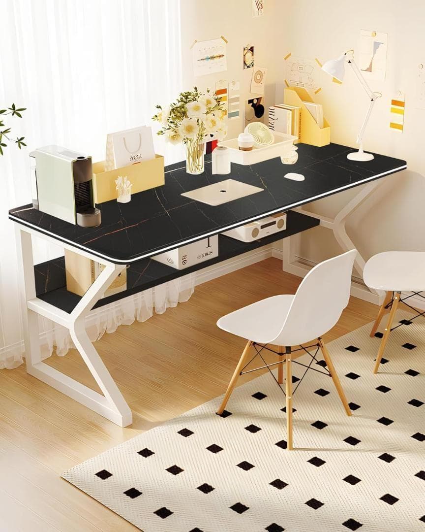 パソコンデスク ゲーミングデスク 組立簡単 北欧 木製 幅80cm×奥行50cm