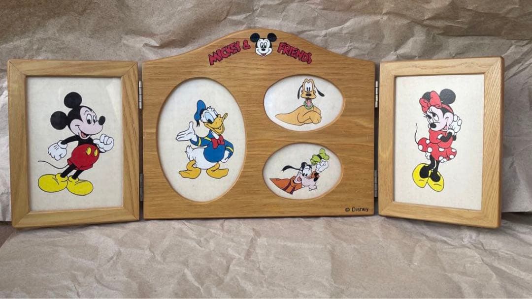 ディズニー　ヴィンテージ　レトロ　disney フォトフレーム　写真立て