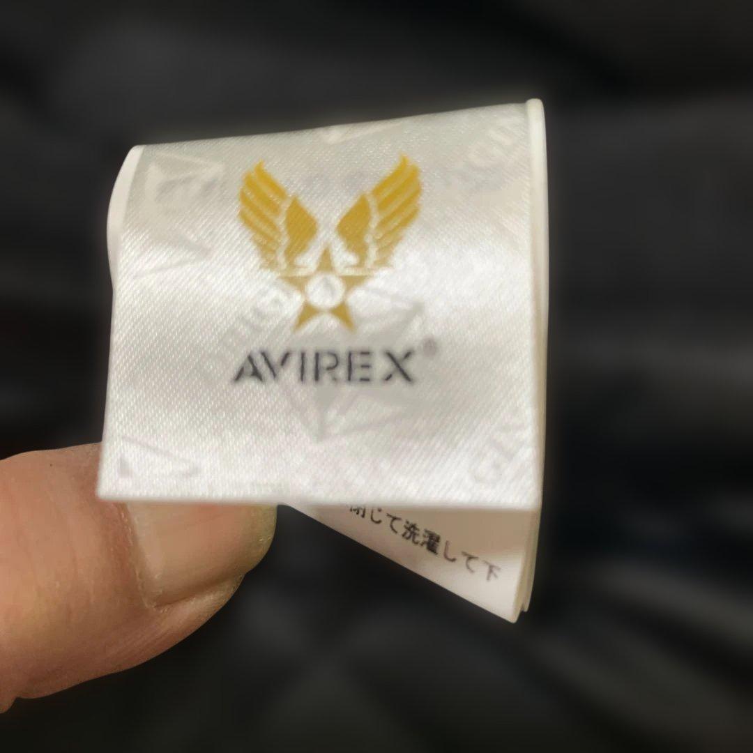 Avirex ブラック ジャンパー 虎ドラゴン刺繍