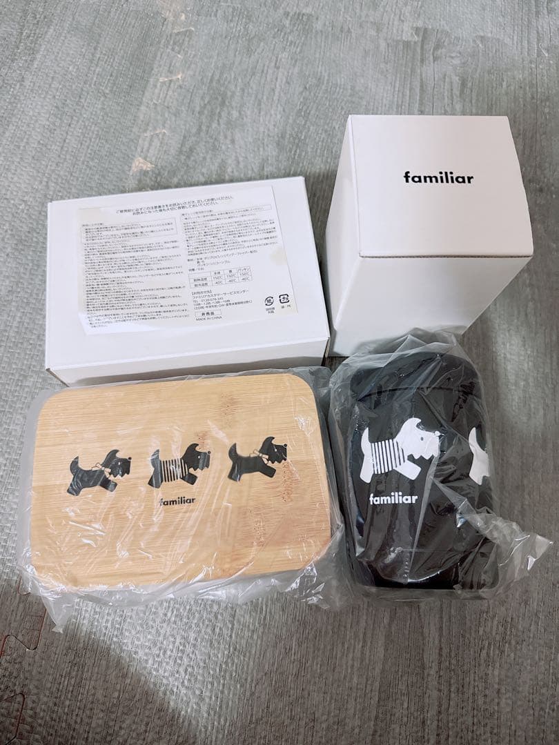 familiar ノベルティ　スープジャー&ランチボックスセット